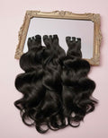 Three Raw Wave bundles